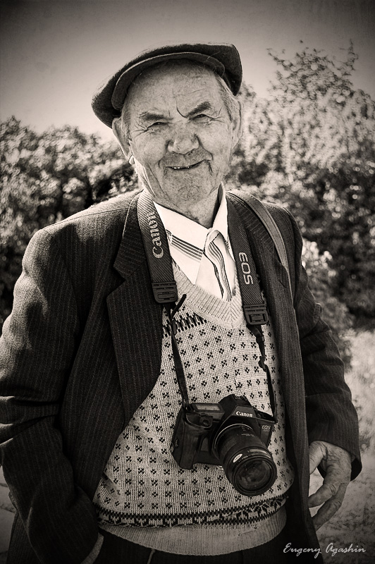 Портрет бывалого фотографа