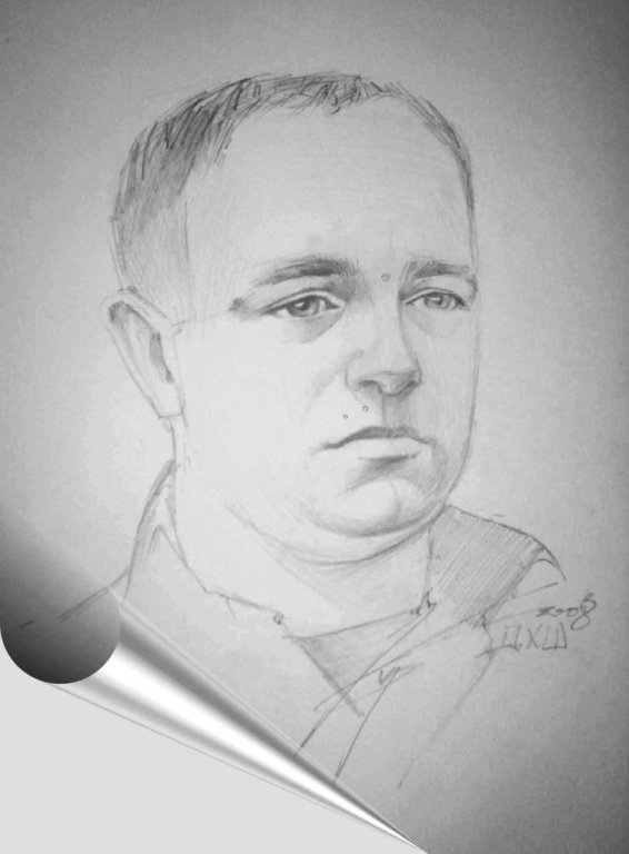 Королёв Сергей. портрет карандаш.